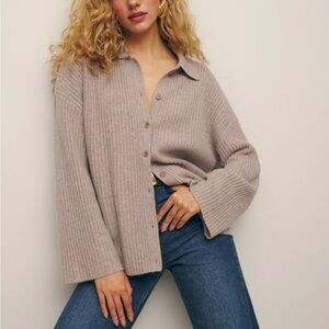 Reformation cashmere cardigan
